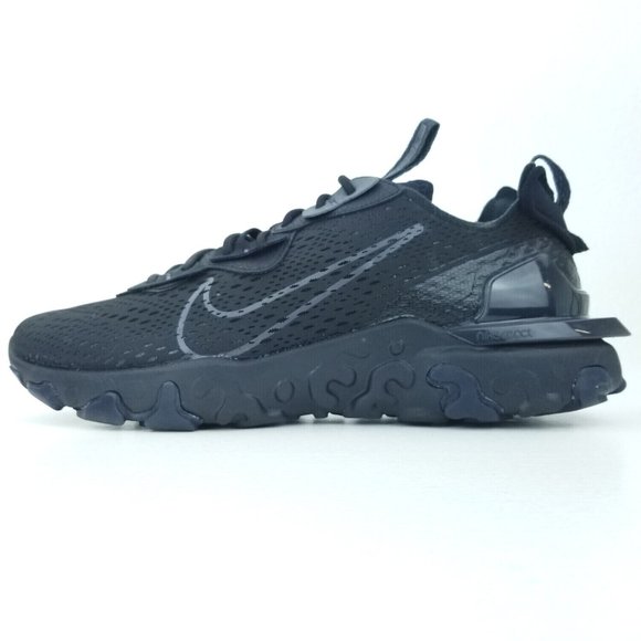 Nike Other - Nike React Vision Men's Running Shoes D/MS/X Triple Black CD4373 004 Sizes 9-13